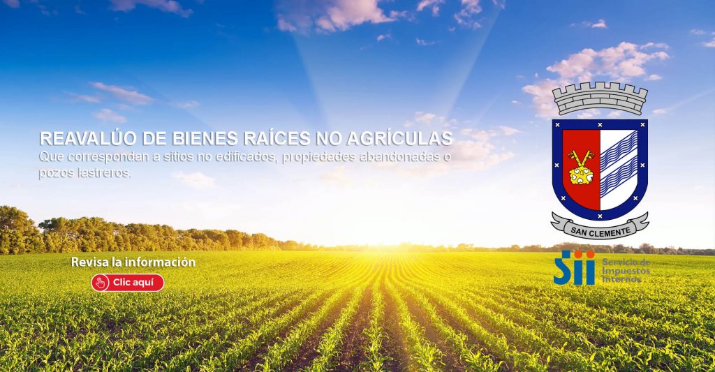 Reavalúo de Bienes Raíces no Agrícolas