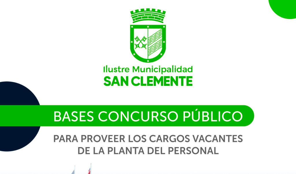 Bases de Concurso Público.