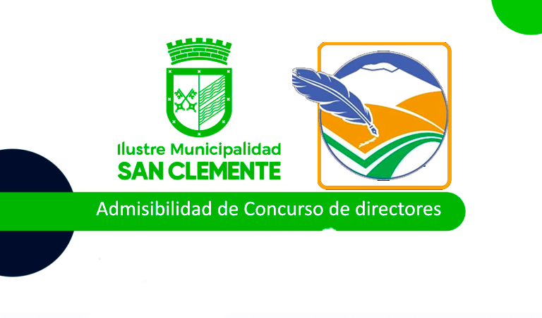 Admisibilidad Concurso Público para Directores de Establecimientos Municipales