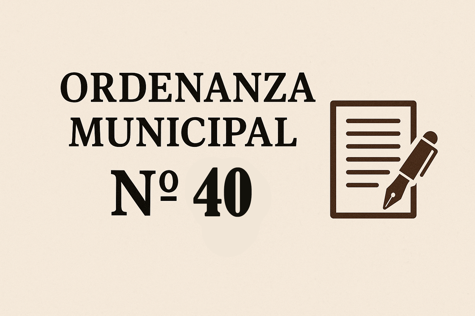 Ordenanza N°40