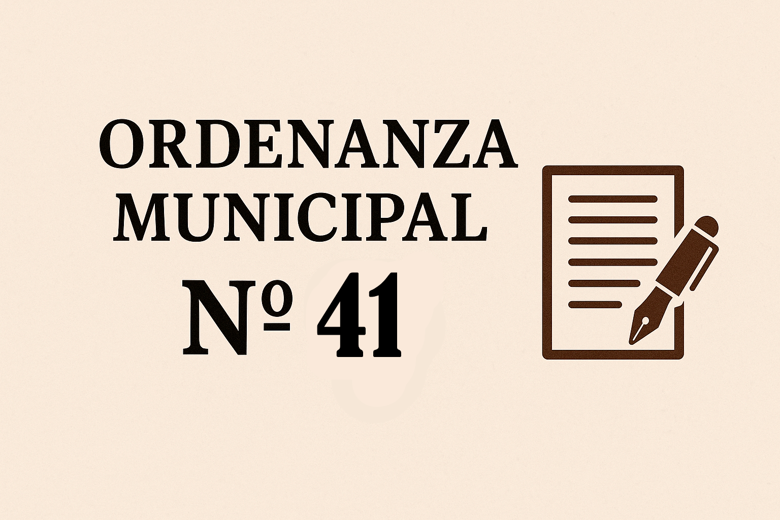 Ordenanza N°41 ORDENANZA LOCAL PARA LA EXTRACCIÓN, PROCESAMIENTO, COMERCIALIZACIÓN Y TRANSPORTE DE ÁRIDOS
