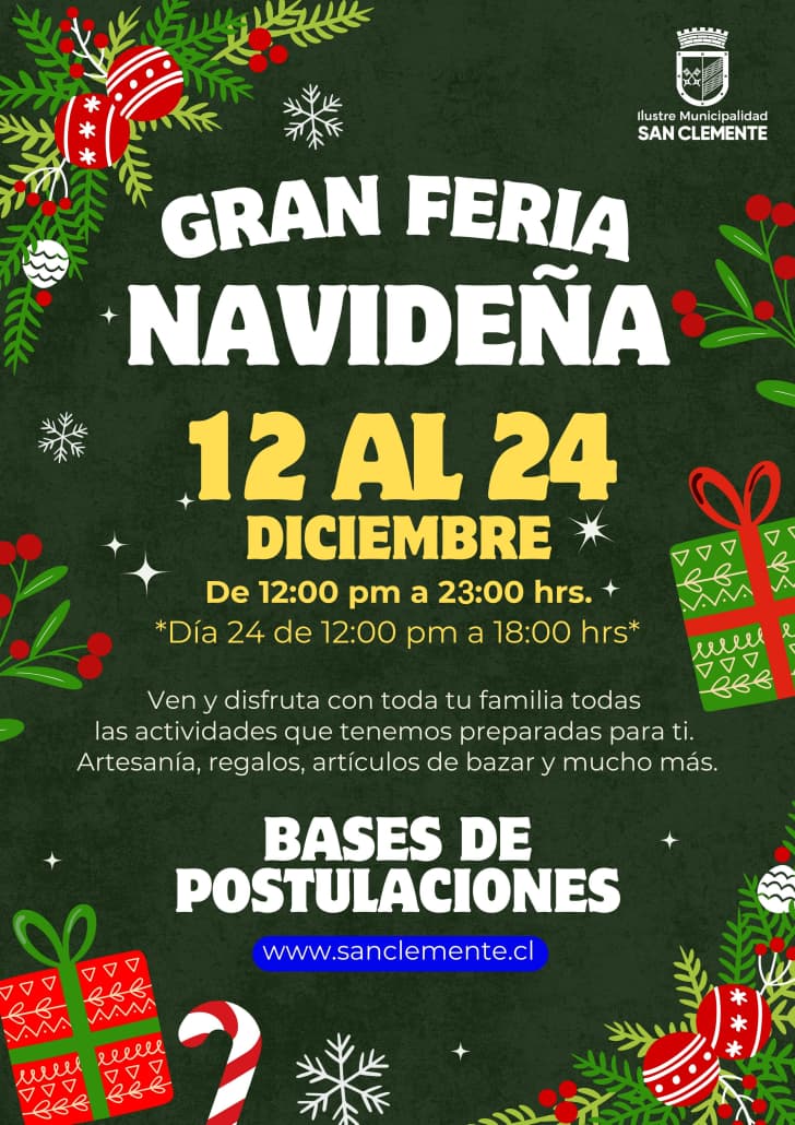 Bases e Instructivo Feria Navideña - 2025