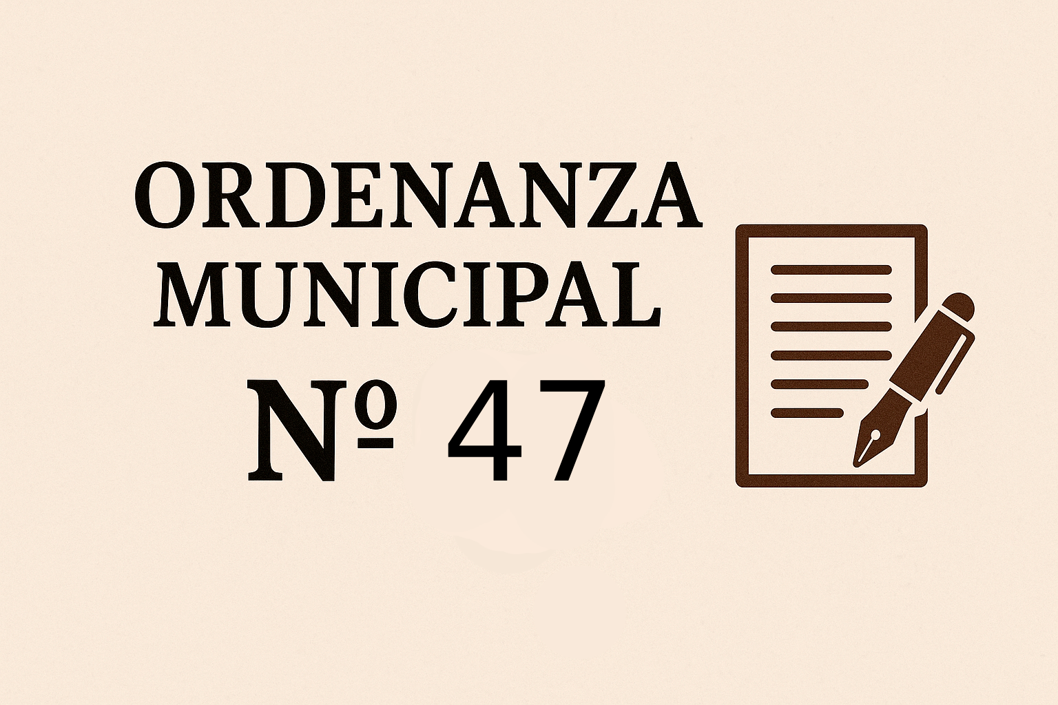 Ordenanza N°47