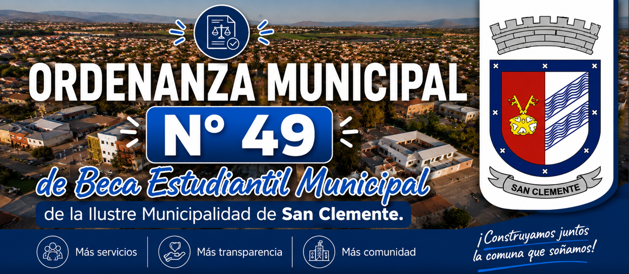 Ordenanza Municipal N° 49 Beca Estudiantil Municipal